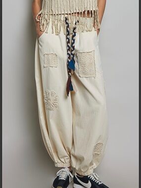POL French Terry/Twill
Joggers ~ Natural